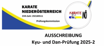 Kyu- und Dan- Prüfung Dezember 2025
